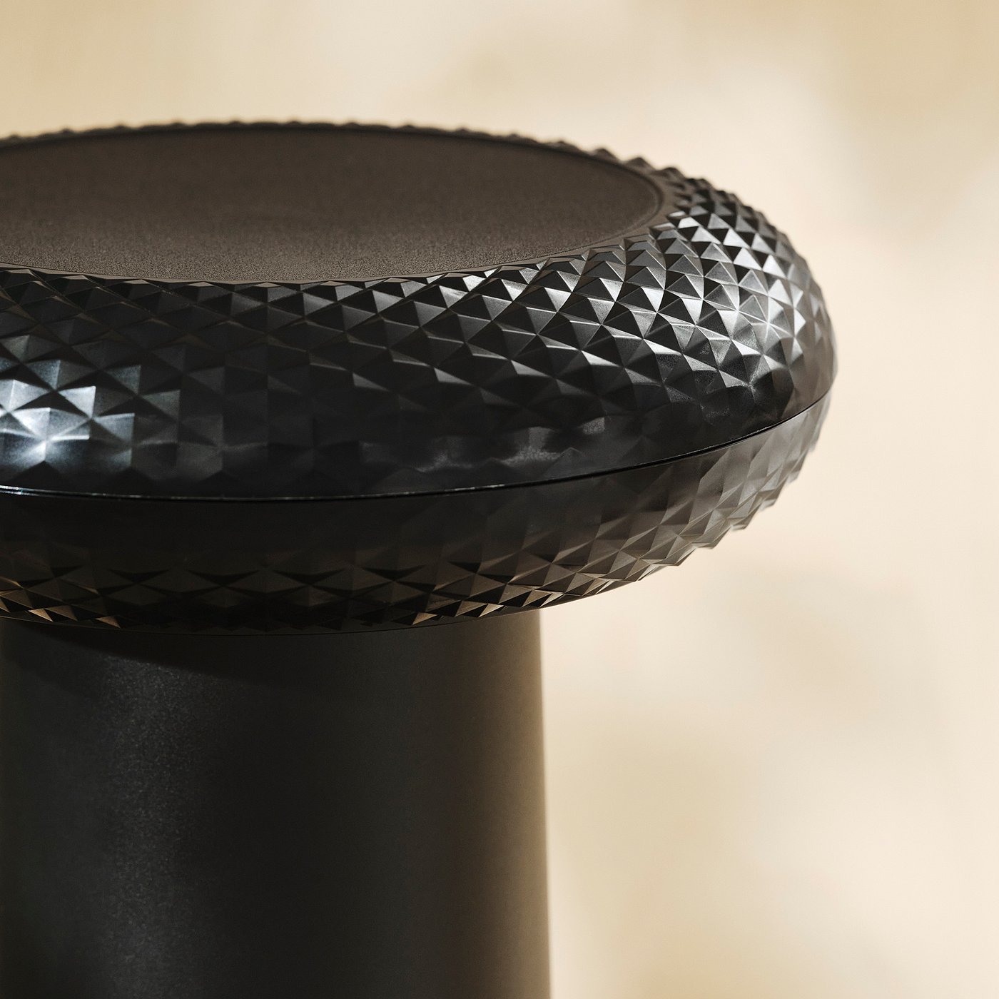 YXSTABY gaming thumbstick stool, black, 37.5 cm