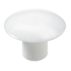 CAP D5/12MM WHITE PLASTIC
