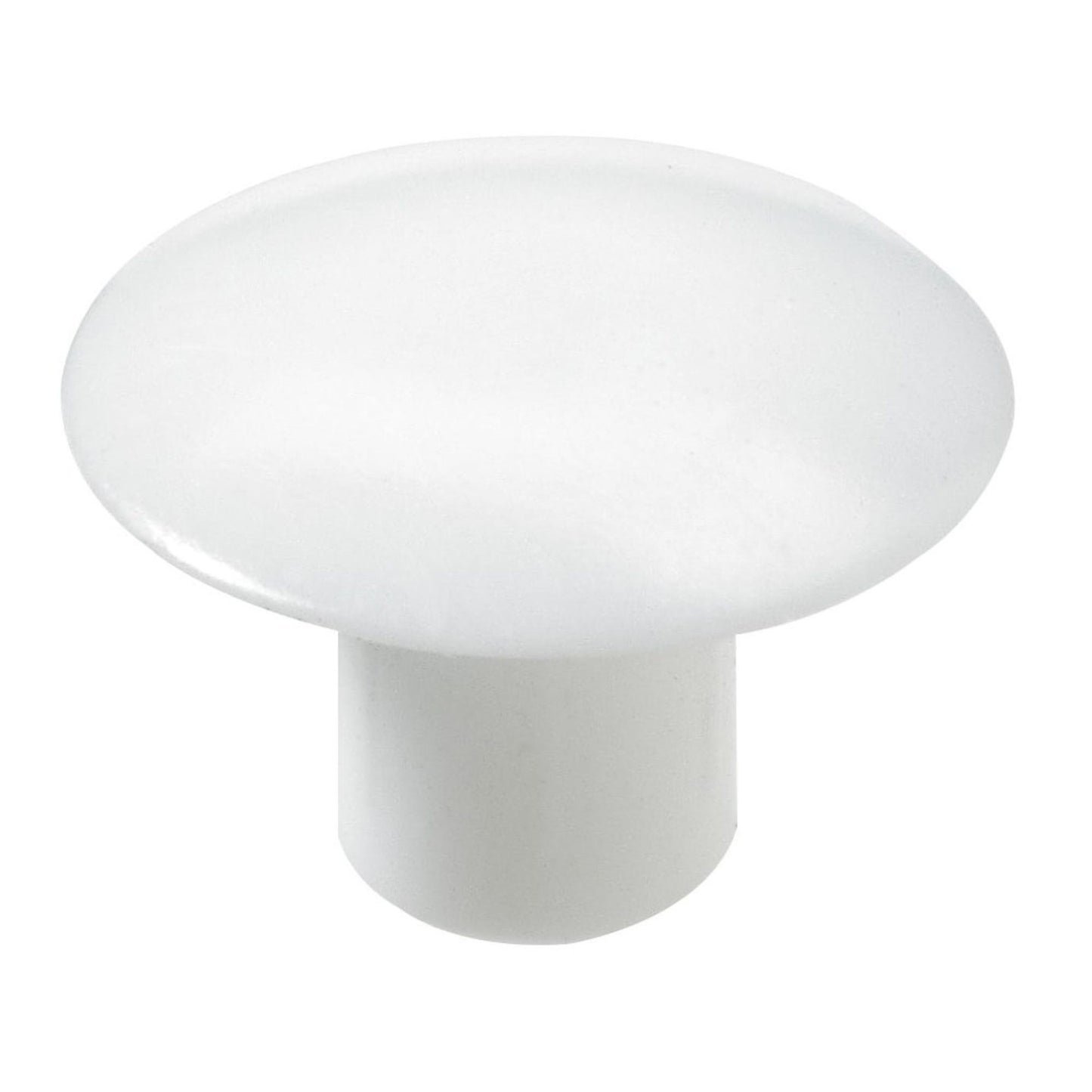 CAP D5/12MM WHITE PLASTIC