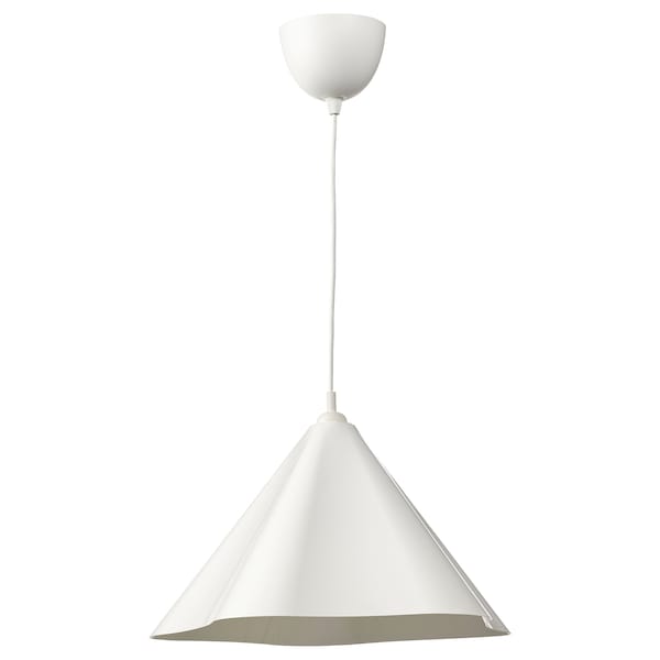 Ikea ZEBRASÄV - Pendant lamp, white/plastic,46 cm