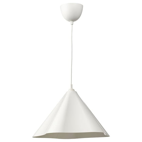 ZEBRASÄV pendant lamp, white/plastic, 46 cm