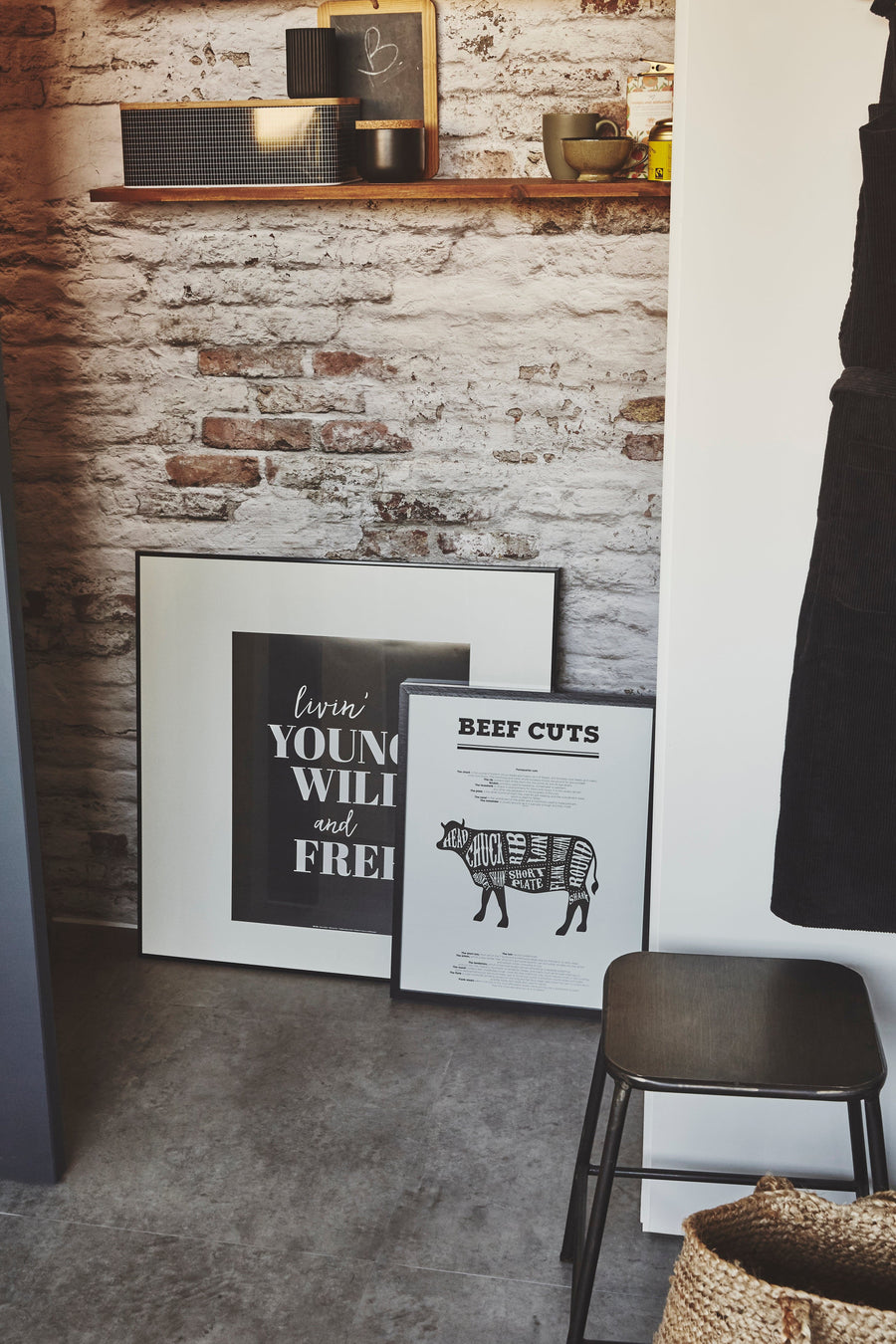 Bricocenter MILO FRAME 40X50 CM WOOD BLACK