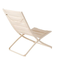 LIZA Beige folding chair H 87 x W 57 x D 85 cm - best price from Maltashopper.com CS667800