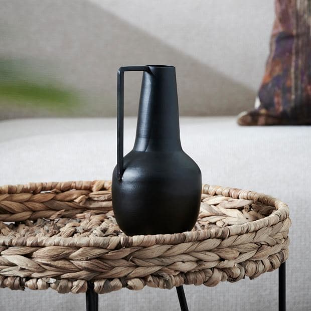 BASTA Black vase H 18 cm - Ø 9 cm - Ø 3 cm - best price from Maltashopper.com CS660681