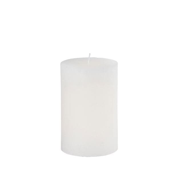 PURE RUSTIC White candle H 15 cm - Ø 10 cm - best price from Maltashopper.com CS659309