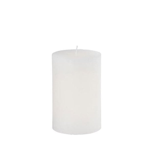 PURE RUSTIC White candle H 15 cm - Ø 10 cm - best price from Maltashopper.com CS659309