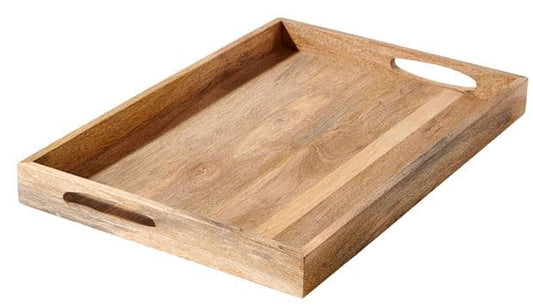 PURE LUXURY Natural tray H 4 x W 46 x D 30 cm - best price from Maltashopper.com CS640136