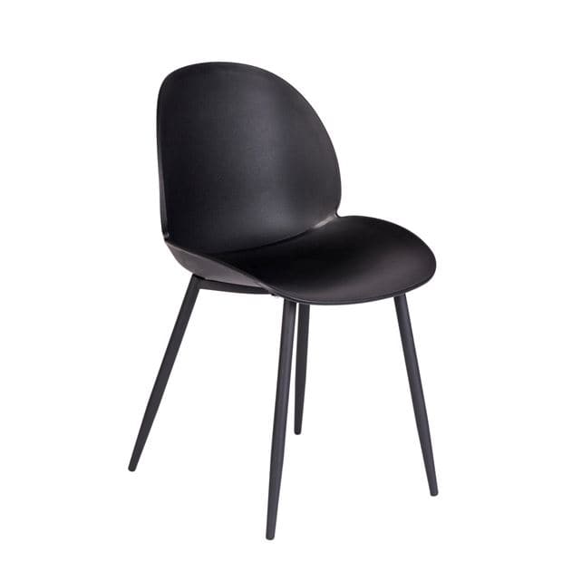 FREYA Chair black H 82 x W 49 x D 44 cm - best price from Maltashopper.com CS611233