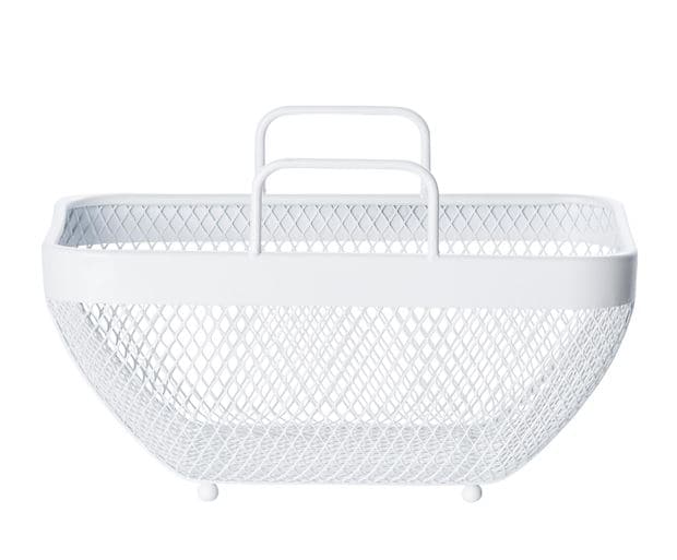 PURO White basket H 16 x W 27.5 x D 20 cm