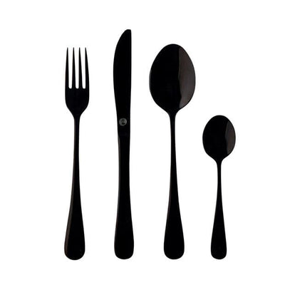 MASTERCHEF 16-piece black cutlery - best price from Maltashopper.com CS671167