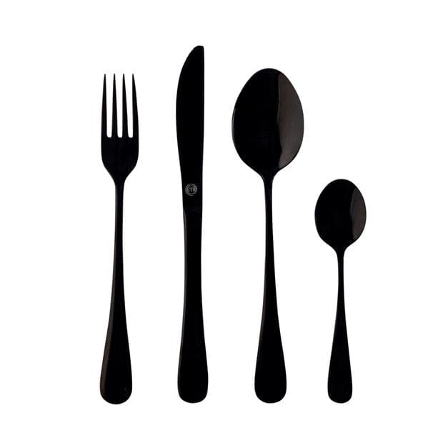 Casa MASTERCHEF 16-piece black cutlery