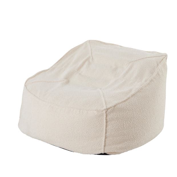 JACKI White bean bag H 58 x W 100 x D 90 cm - best price from Maltashopper.com CS670110