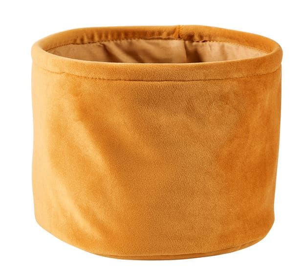 SUNSET Round basket for yellow sistem H 16 cm - Ø 22 cm - best price from Maltashopper.com CS668892