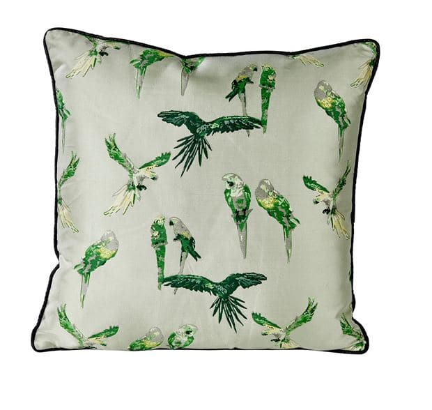 PARROT Green cushion W 45 x L 45 cm