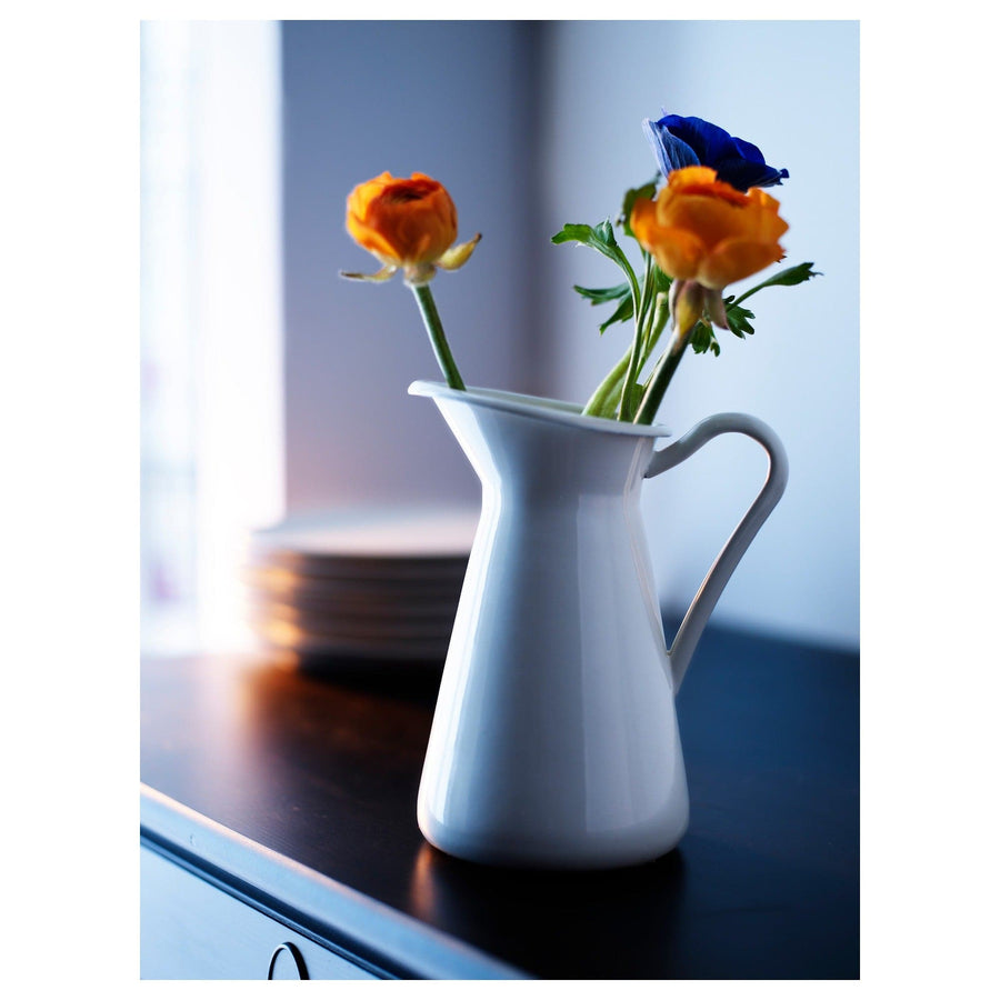 SOCKERÄRT - Vase/jug, white, 22 cm - best price from Maltashopper.com 80148465