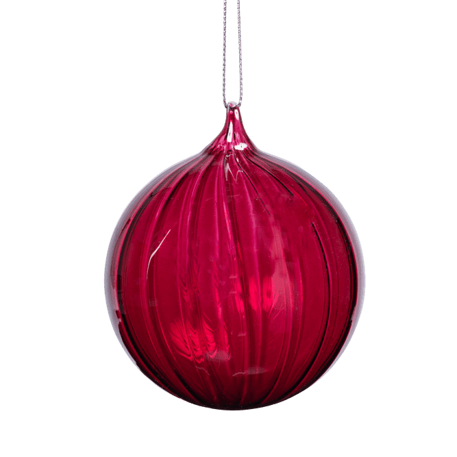 LAU Red Christmas ballØ 8 cm