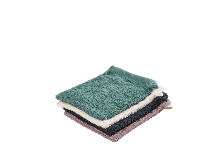 Casa RECYCLE S/2 WASHCLOTHS AQUA