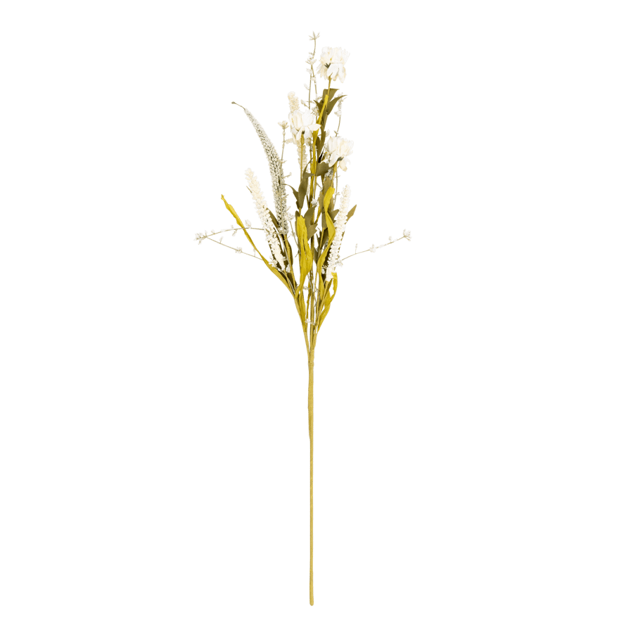 HERBY Floral branch, white - best price from Maltashopper.com CS658987-WHITE