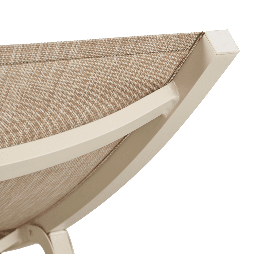 SILVES Sand deckchair - best price from Maltashopper.com CS690452