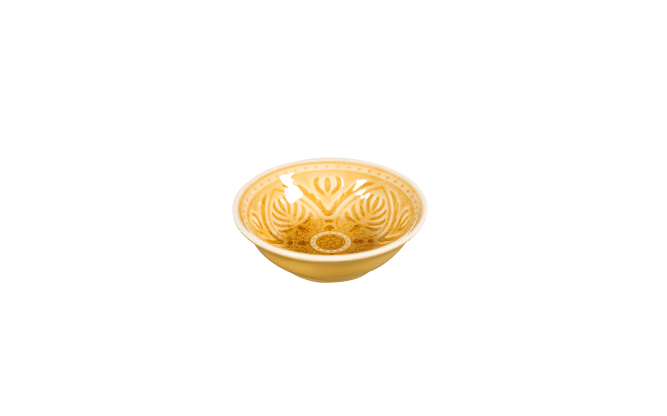 INDO Yellow bowl H 2,9 cm - Ø 9,5 cm - best price from Maltashopper.com CS673953