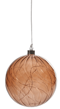 TORNADO Brown decorative sphereØ 15 cm - best price from Maltashopper.com CS677005