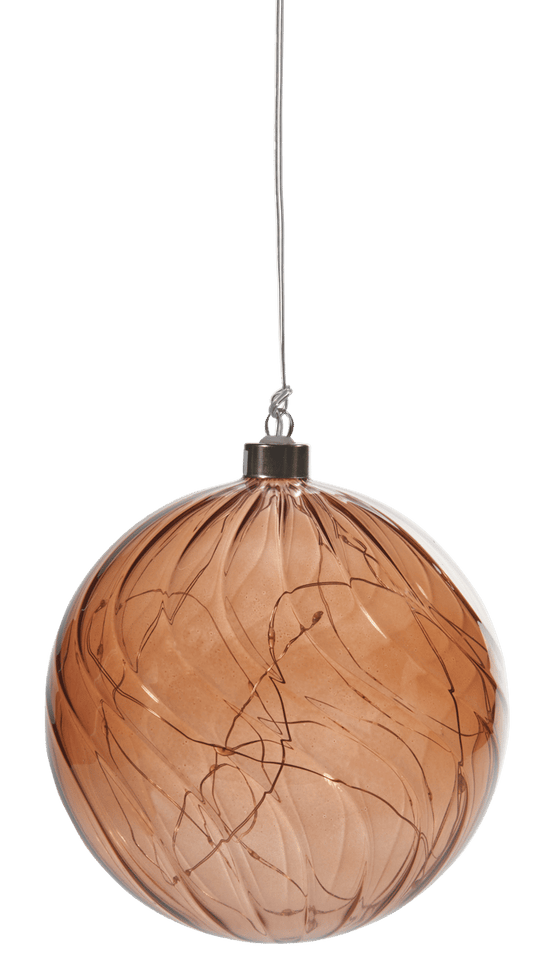 TORNADO Brown decorative sphereØ 15 cm - best price from Maltashopper.com CS677005