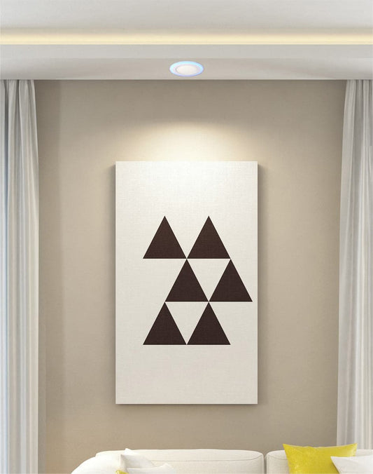 RECESSED ALUMINIUM SPOTLIGHT WHITE D15.5 CM LED 6W BLUE LIGHT