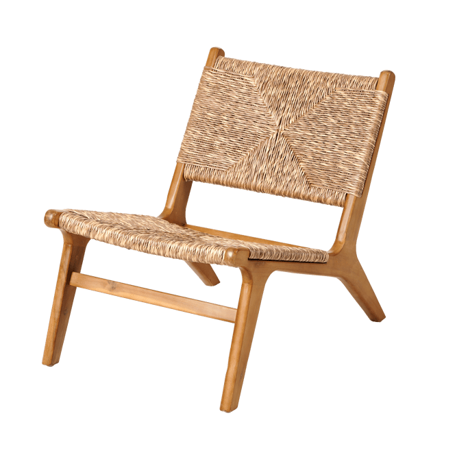 NUNO Natural lounge chair - best price from Maltashopper.com CS679028