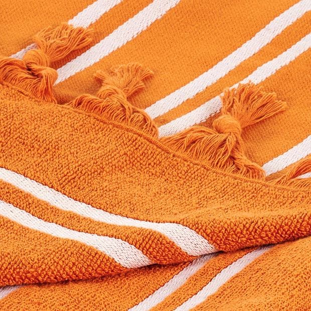 PLAYA Orange beach towel W 90 x L 170 cm Best Price at Maltashopper