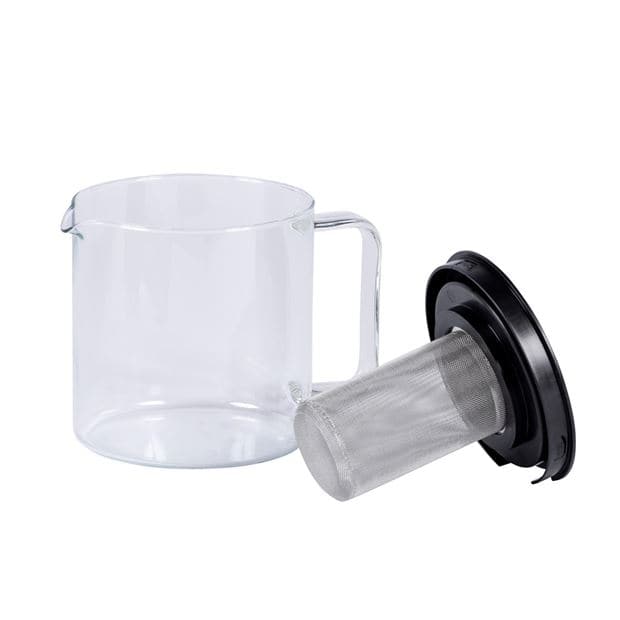 SIMAX Teapot with filter in transparent stainless steel H 14 cm - Ø 13.3 cm