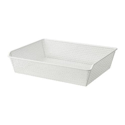 KOMPLEMENT Metal basket - patterned/white 75x58 cm , - best price from Maltashopper.com 20257339