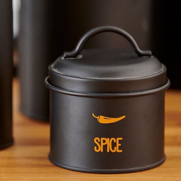 VIRA Black spice holder H 7 cm - Ø 9 cm - best price from Maltashopper.com CS591311