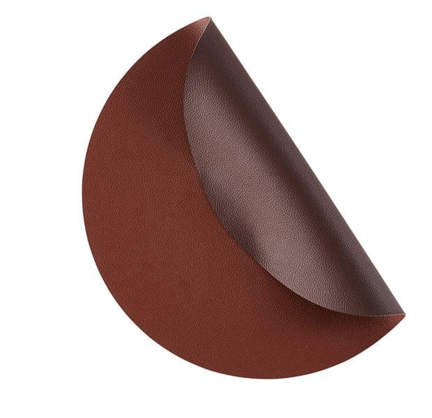 Casa NAPPA Placemat light brown, dark brownØ 38 cm