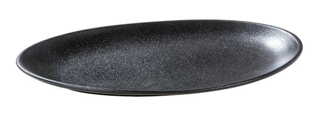 MAGMA Black oval plate W 29.8 x L 17 cm - best price from Maltashopper.com CS631659