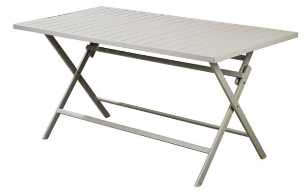 MONACO Gray folding table H 74 x W 146 x D 80 cm - best price from Maltashopper.com CS598465