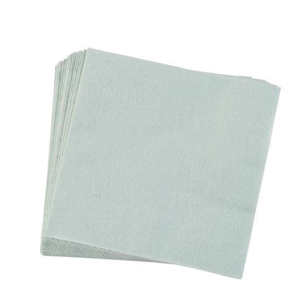 UNI Set of 20 light green napkins W 33 x L 33 cm - best price from Maltashopper.com CS604324
