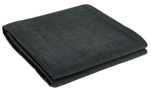 Casa ORGANIC Black tablecloth W 140 x L 200 cm