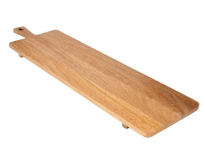 PURE LUXURY Natural serving cutting board H 3.5 x W 28 x L 100 cm - best price from Maltashopper.com CS645603