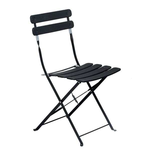 IMPERIAL Black bistro chair H 82 x W 42 x D 46.5 cm
