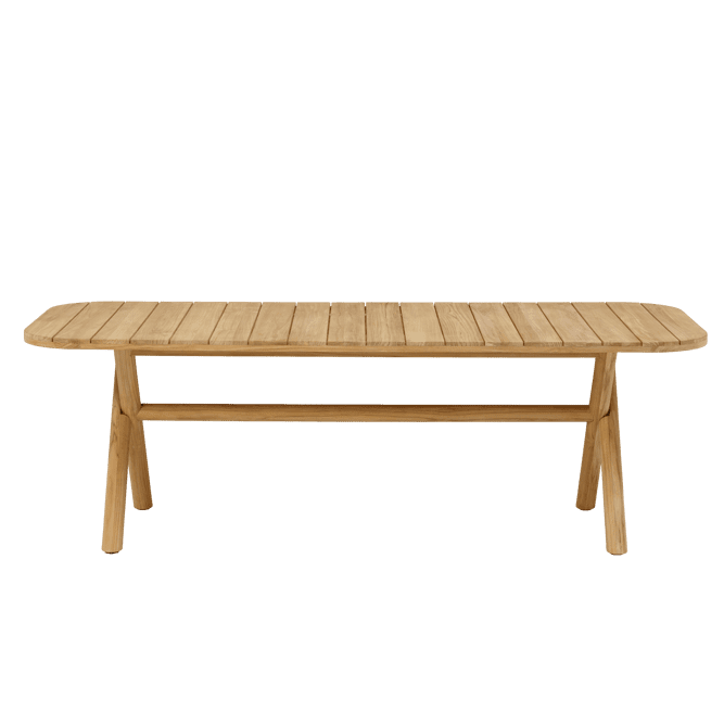 Casa JULES Natural table, H 75 x W 228 x D 90 cm