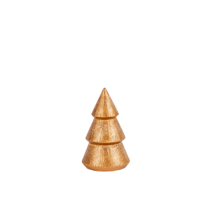 GLAM TREE Golden decoration H 13 x W 7.5 x D 7.5 cm - best price from Maltashopper.com CS656481