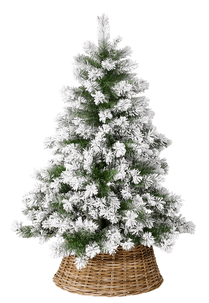FROST Christmas tree white, green H 150 cm - Ø 106 cm