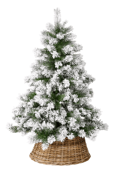 FROST Christmas tree white, green H 150 cm - Ø 106 cm - best price from Maltashopper.com CS675661