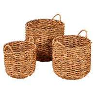 JONI Natural basket H 35 cm - Ø 38 cm - best price from Maltashopper.com CS673050