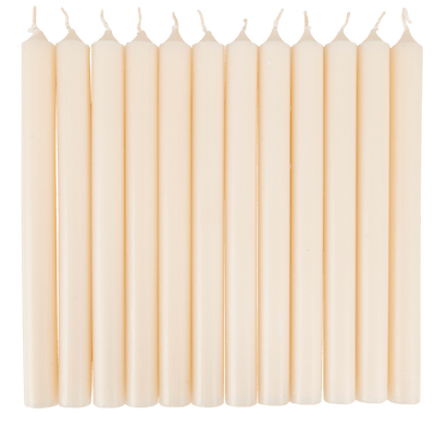 FINA Candles set of 12 ivory - best price from Maltashopper.com CS683928