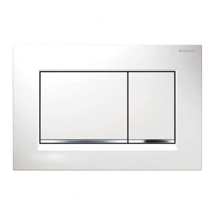 2-BUTTON SQUARE SIGMA30 BCO/CR/BCO GEBERIT PLATE - best price from Maltashopper.com BR430006792