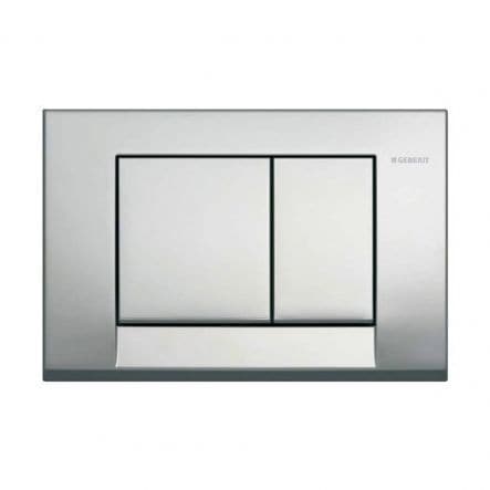 Bricocenter SIGMA30 CR/SAT/CR GEBERIT 2-BUTTON SQUARE PLATE