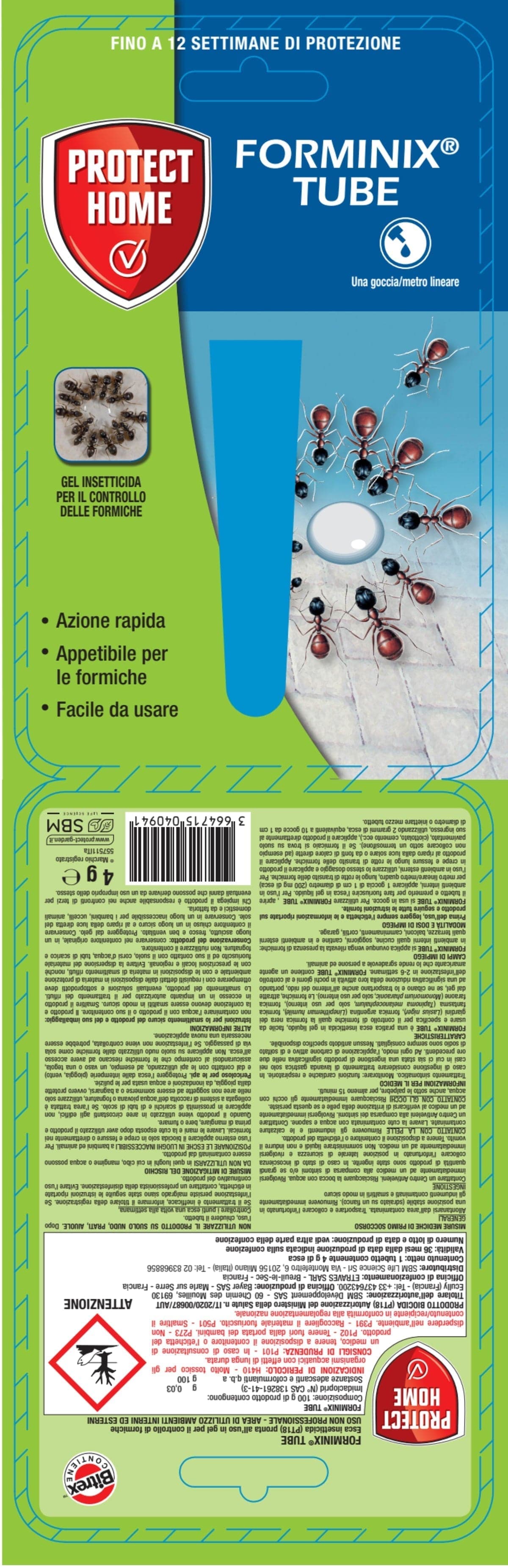 Bricocenter ANT ANTS FORMINIX GEL 4G TUB