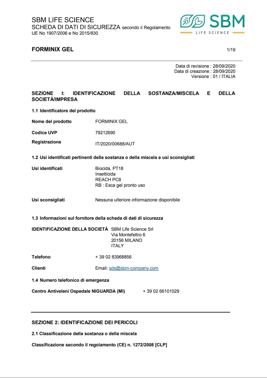 Bricocenter INSECTICIDE FORMINIX GEL 3+1