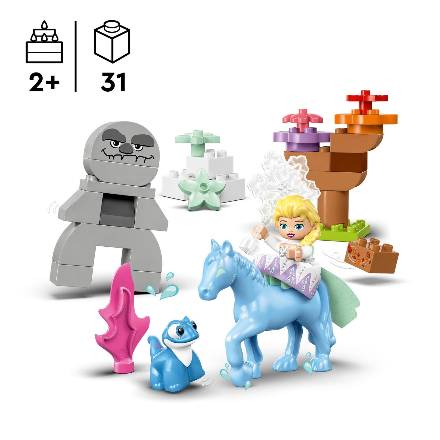 Duplo - Elsa and Bruni in the enchanted forest